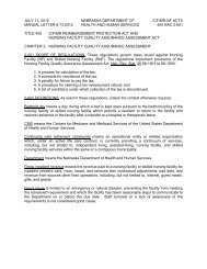 manual letter # 73-2012 health and human services 405 nac 2