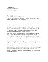 Youth election workers honored for their service - Nebraska ...