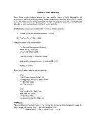 STANDARDS INFORMATION Some have inquired about where they ...