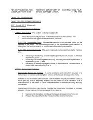 CHAPTER 5-000 DEFINED SERVICES - Nebraska Secretary of State