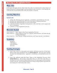 The Legislative Process - Texas Secretary of State