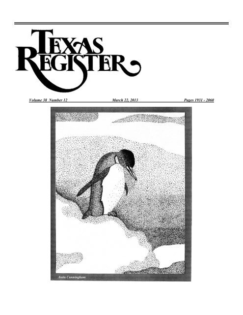 March 22 issue (all sections) - Texas Secretary of State