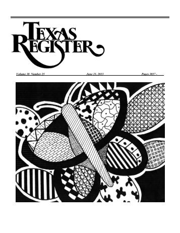June 21 issue (all sections) - Texas Secretary of State