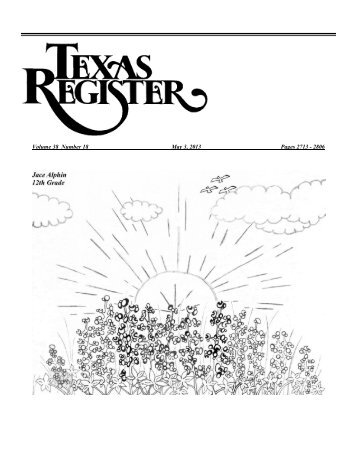 May 3 issue (all sections) - Texas Secretary of State