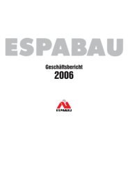 Lagebericht 2006 - ESPABAU