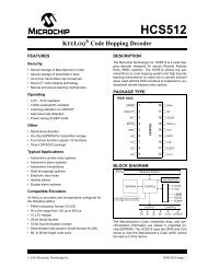 HCS512 KEELOQ Code Hopping Decoder - Microchip