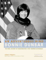 Bonnie J. Dunbar oral history.indd - Washington Secretary of State