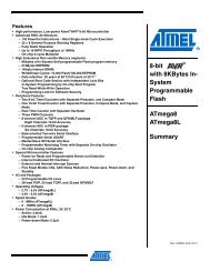 ATmega8/L Datasheet Summary