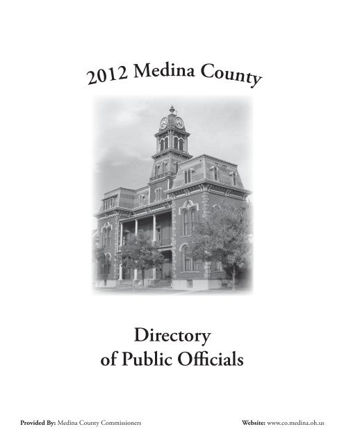 Directory of Public Officials - Medina County, Ohio