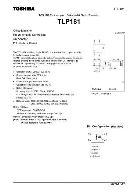 TLP181(GB) - Toshiba