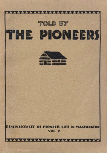 Told by the Pioneers - Washington Secretary of State
