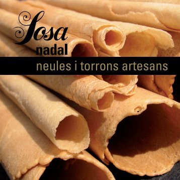 neules i torrons artesans - Sosa