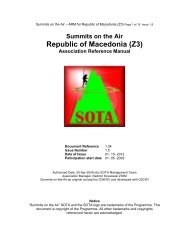 Summits on the Air – ARM for Republic of Macedonia (Z3 ... - SOTA!