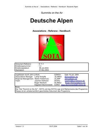 Deutsche Alpen - SOTA!