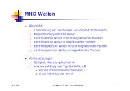 MHD Wellen