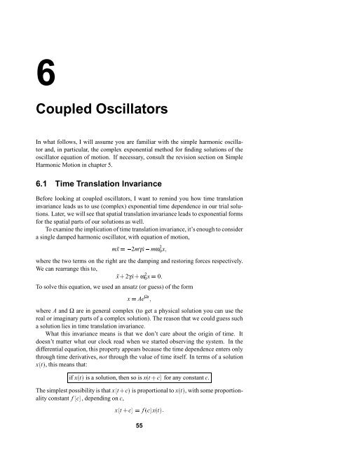6 Coupled Oscillators