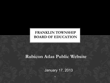 Rubicon Atlas Public Website - Franklin Board of Education