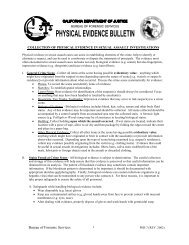 Collection of physical evidence in sexual assault - Crime Scene ...