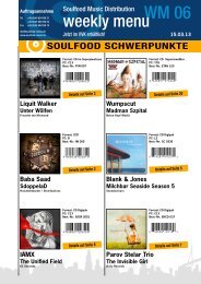 Weekly Menu Nr. 06_2013 - Soulfood