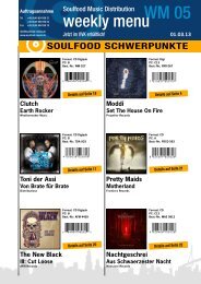 Weekly Menu Nr. 05_2013 - Soulfood