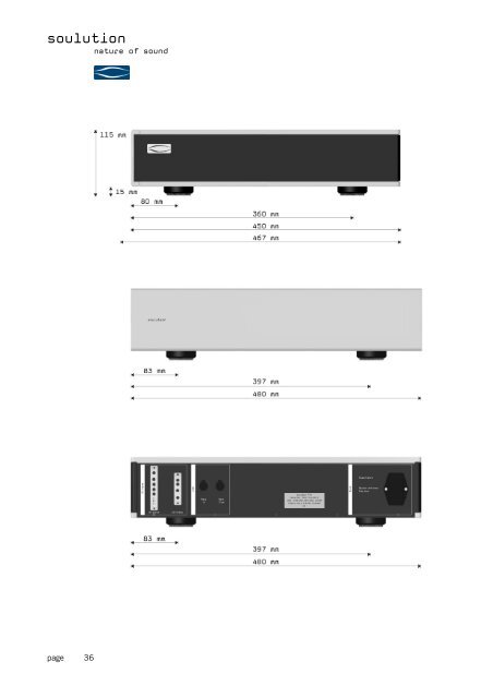 SACD-Player 745 Player 745 Player 745 User Manual ... - Soulution