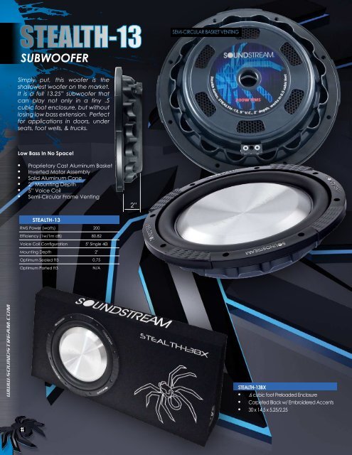 2011 Catalog - Soundstream