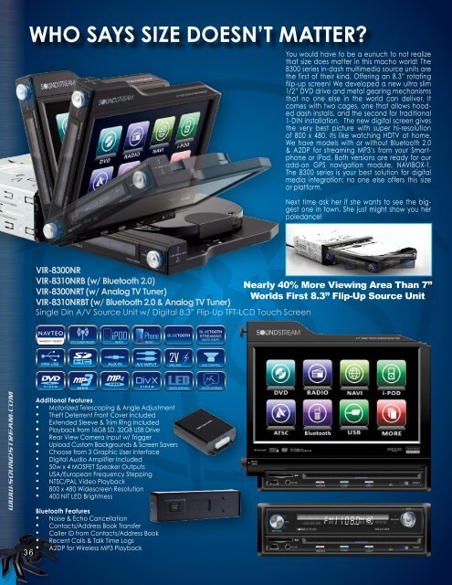 2011 Catalog - Soundstream