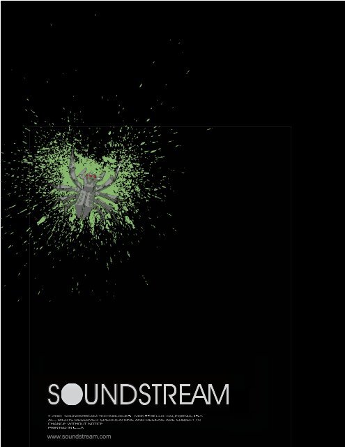 2010 Catalog - Soundstream