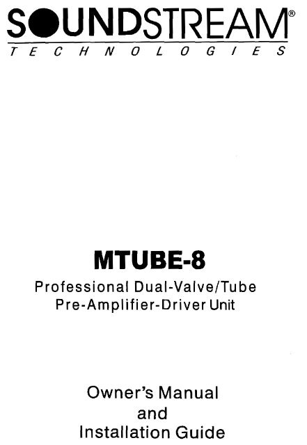 MTUBE-8 - Soundstream