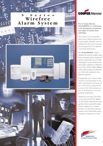 Scantronic 524R Intruder alarm system control panels & accessories ...