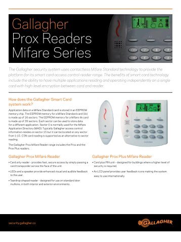 Gallagher Prox Readers Mifare Series - Gallagher Security