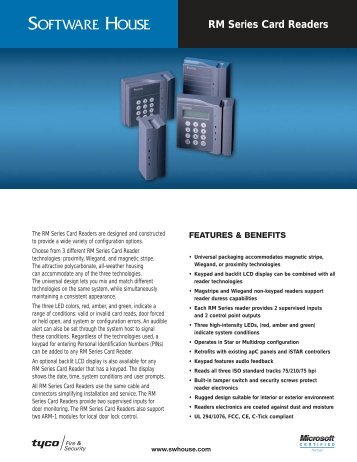 RM Series Card Readers - SourceSecurity.com