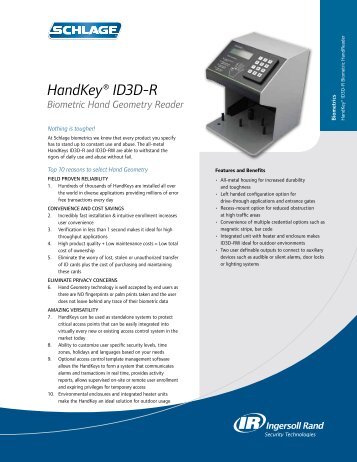 HandKey® ID3D-R