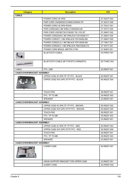 Acer Aspire 4252/4552/4552G_SG