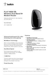 PLAY N600 DB Wireless Dual-Band N+ Modem Router