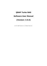 QNAP Turbo NAS User Manual - narf