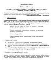 Eligibility Criteria â Guidance for Staff - South Ayrshire Council