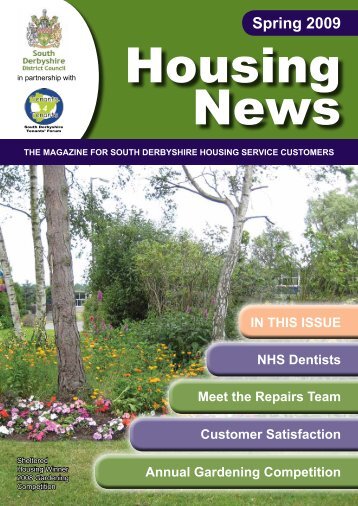 Housing News Spring 2009 - South Derbyshire District Council