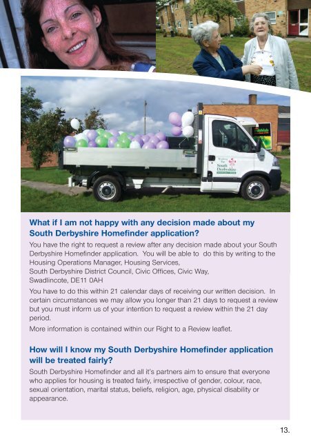 Homefinder Booklet (2598KB) - South Derbyshire District Council