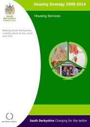 Housing Strategy 2009-2014 - South Derbyshire District Council
