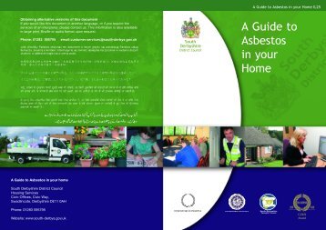 Asbestos in your home (3403KB) - South Derbyshire District Council