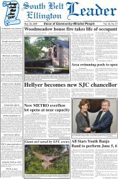 Hellyer becomes new SJC chancellor - South Belt-Ellington Leader