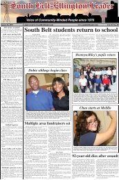 South Belt students return to school - South Belt-Ellington Leader