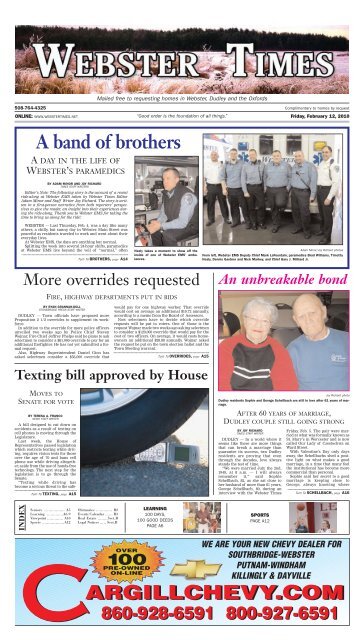 webster - Southbridge Evening News