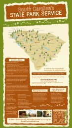 21871 State Parks Tear off Sheet Æ - SC State Parks