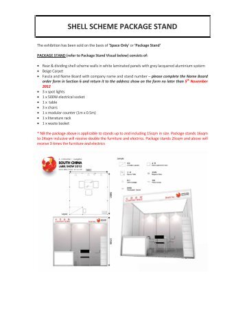 Shell Scheme Package Stand - South China Label Show