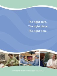 Download the 2011 Southcoast Annual Report - Southcoast Health