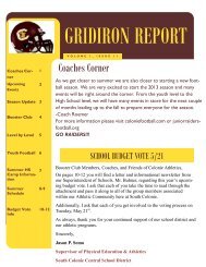 Coaches Corner - South Colonie Central Schools