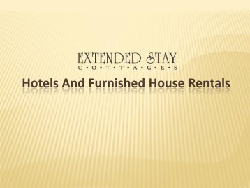 Hotels and Furnished House Rentals