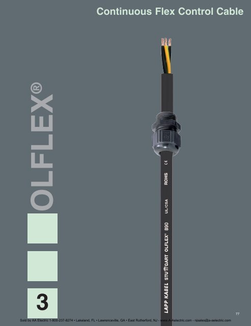 Continuous Flex Control Cable - AA Electric